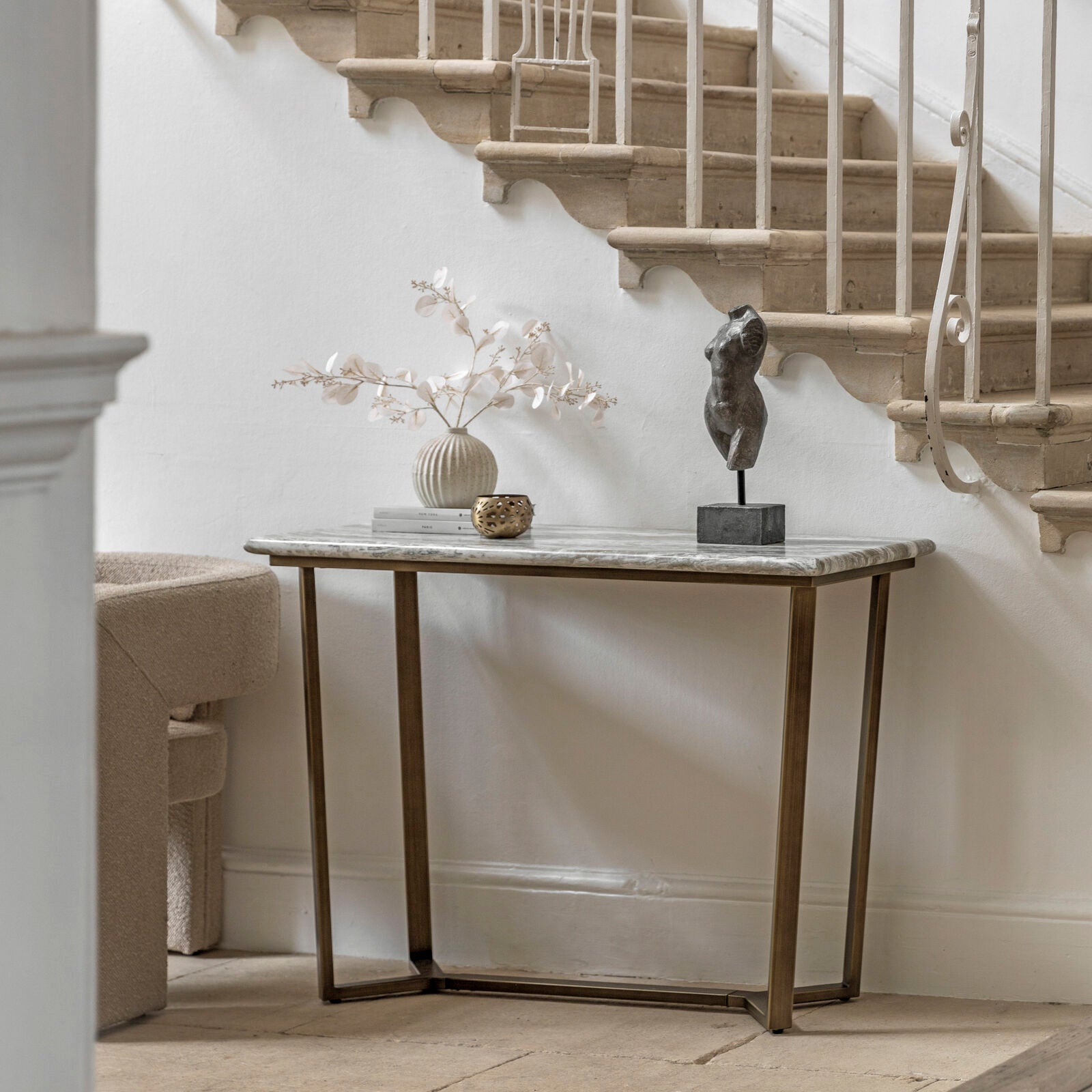 Glass & Marble Console Tables
