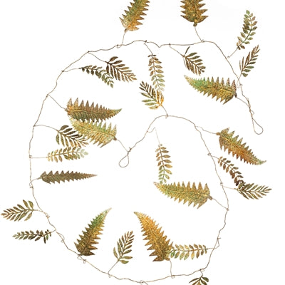 Bronzed Fern Garland - WowCornwall