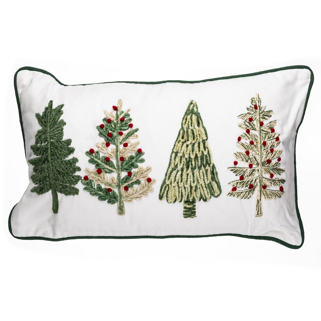Christmas Trees Landscape Cushion - WowCornwall