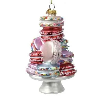 Macaron stack with sprinkles