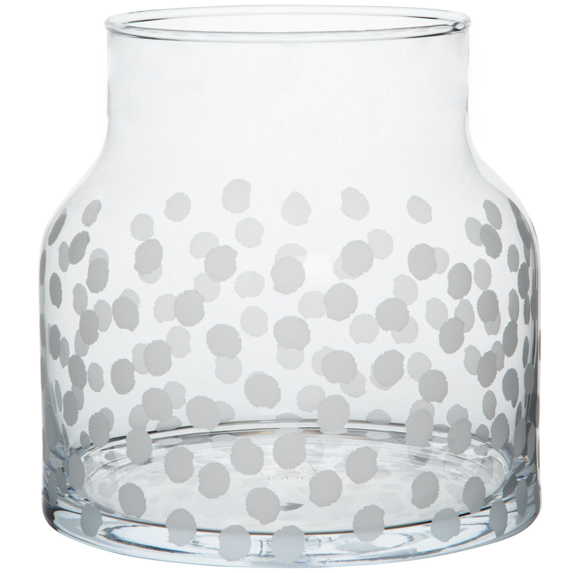 Glass Vase, Dots - WowCornwall