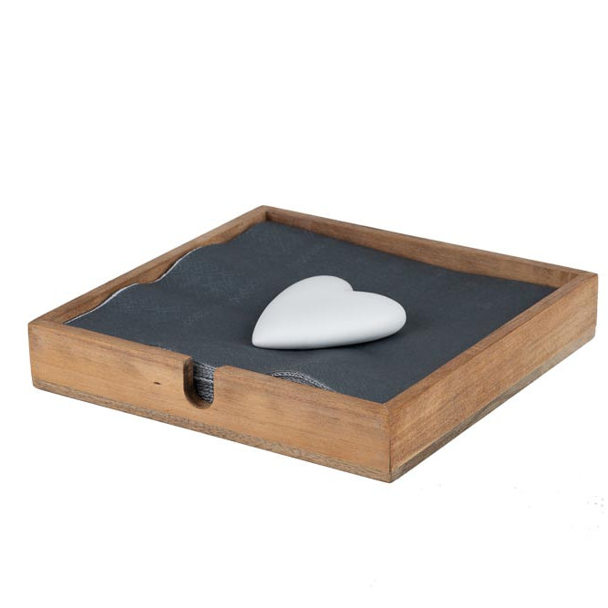Napkin Holder, Heart - WowCornwall