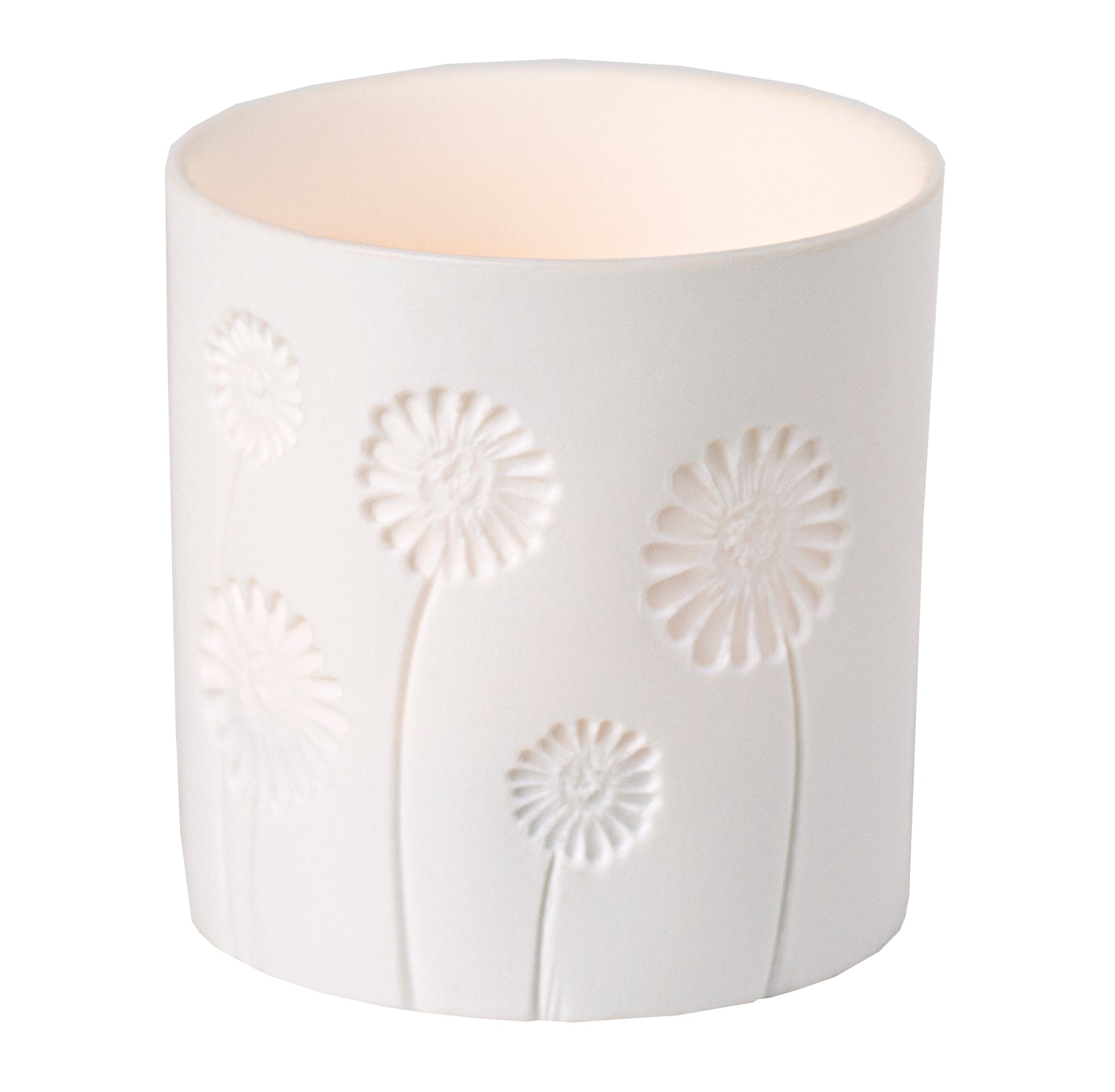 Porcelain Tea  Light Holder, Happy Birthday - WowCornwall