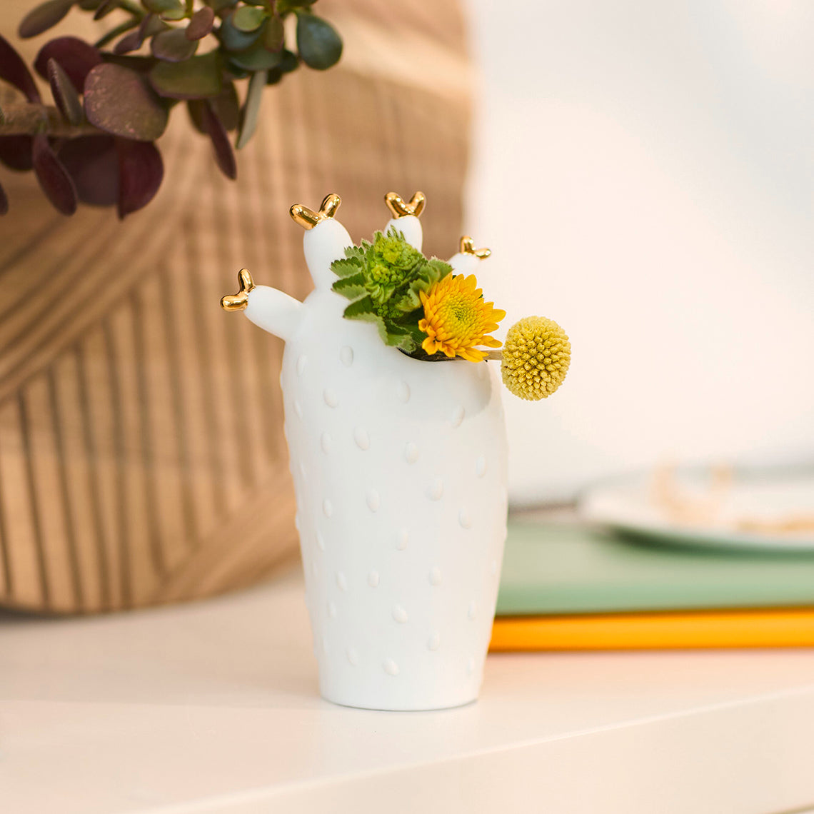 Small Cactus Vase - WowCornwall