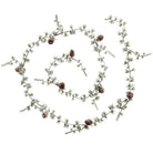 Cedar Garland with Cones and Snow 180cm - WowCornwall