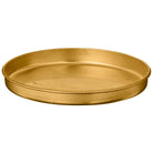Large Brass Candle Tray Holder - WowCornwall