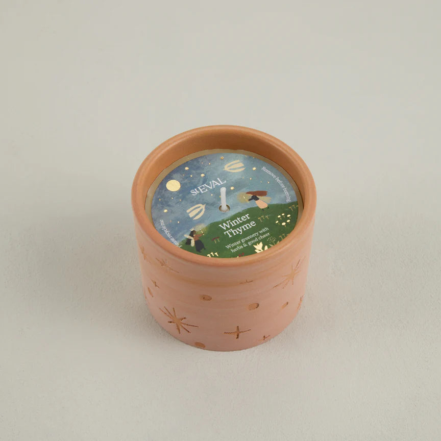 Winter Thyme, Star Gazy Pot - WowCornwall