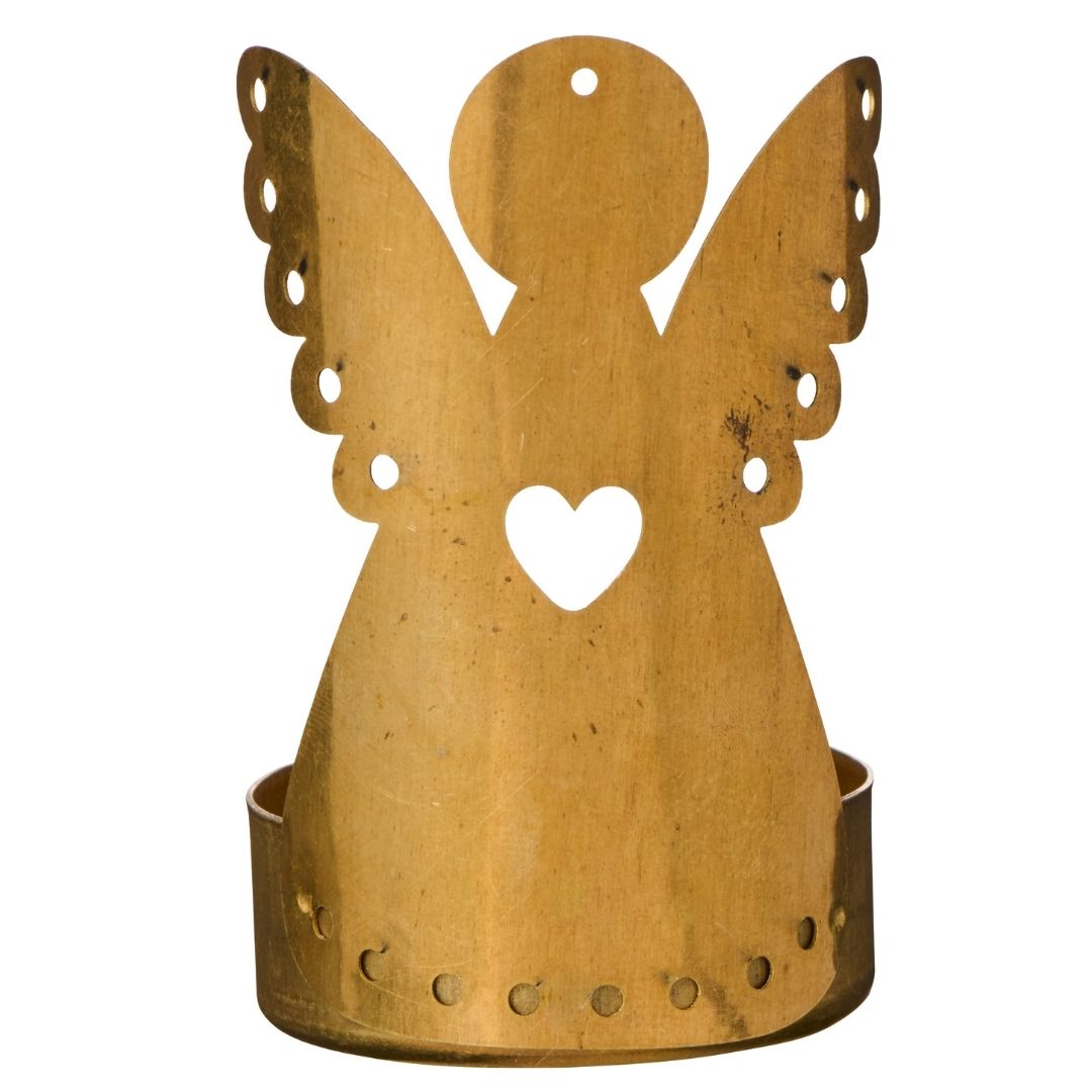 Brass Angel Candle Holder - WowCornwall
