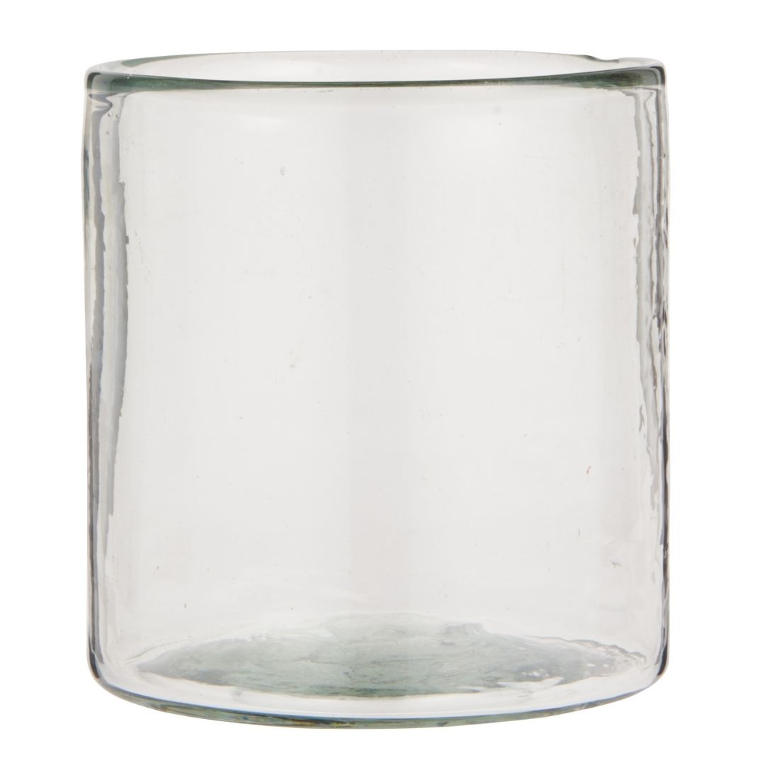 Hurricane Small Thick Hand-Blown Glass - WowCornwall