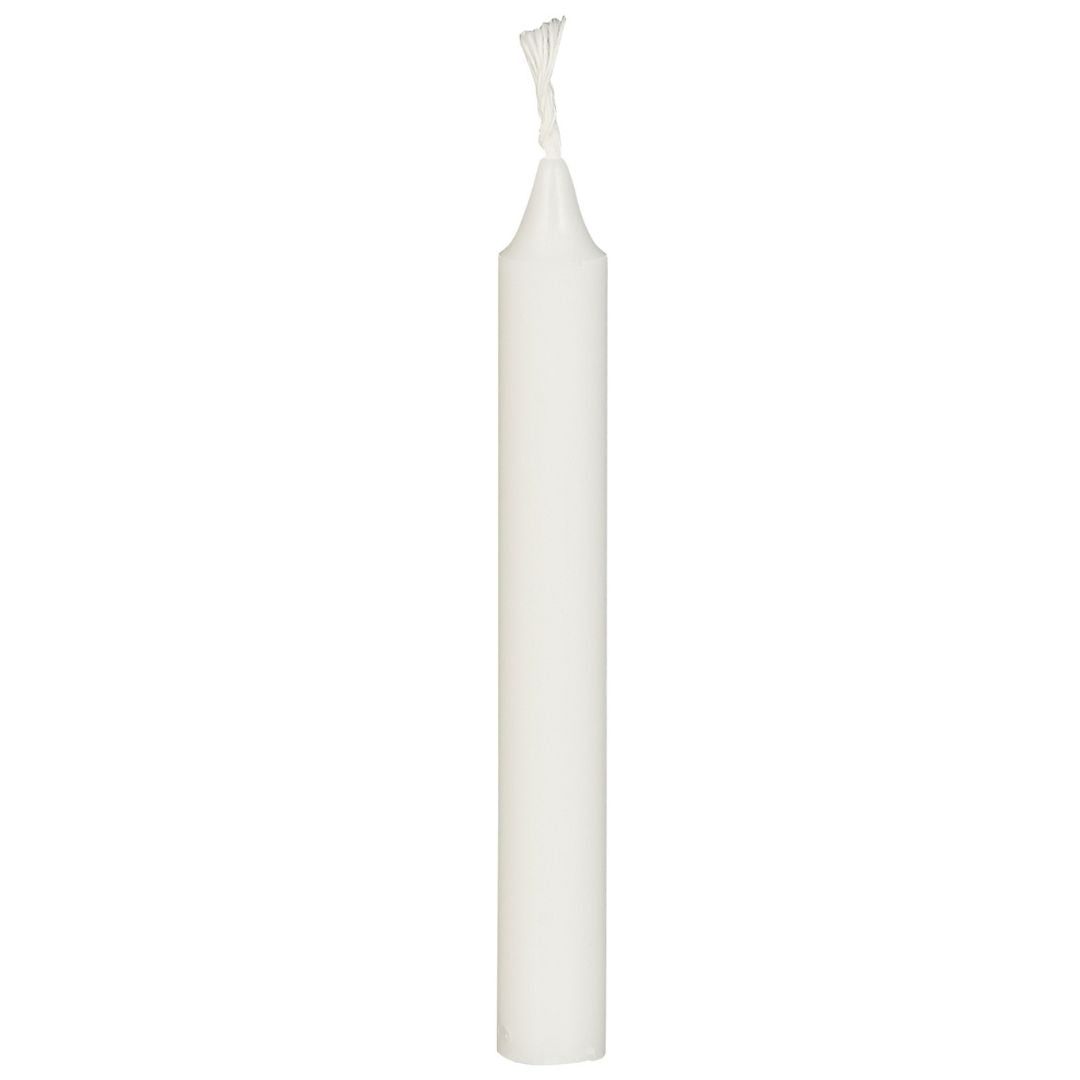 Box of 12 White Tapered Candles - WowCornwall