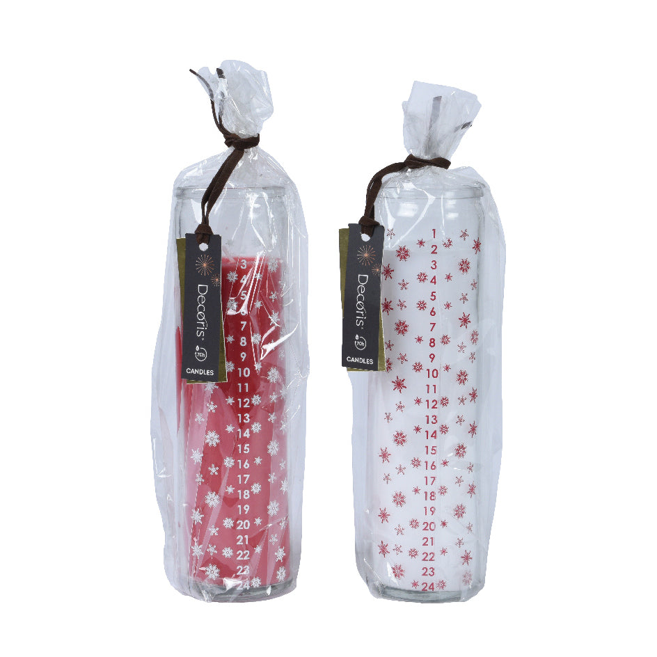 Advent candle pack of 2