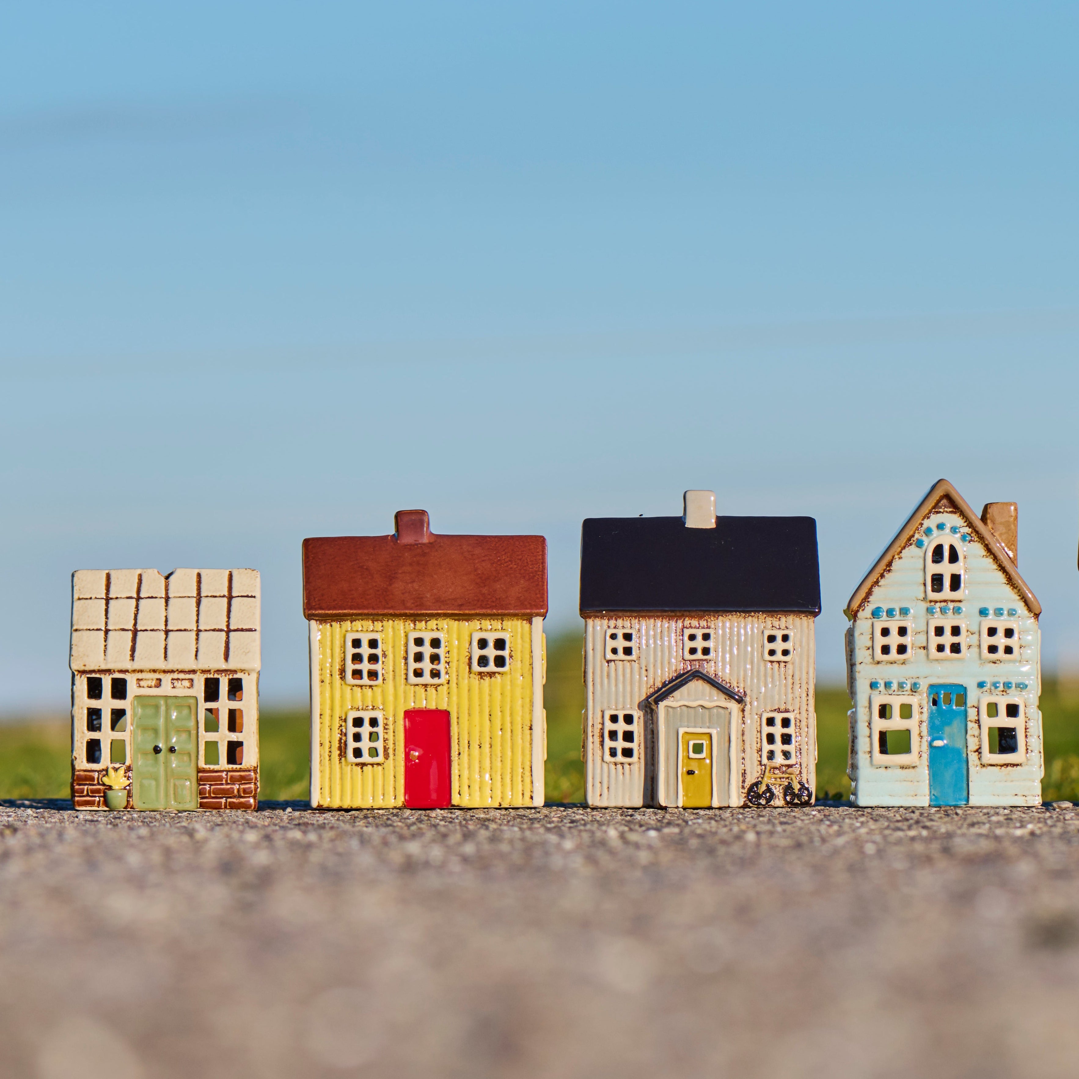 Ceramic House Tealight - Orangerie - WowCornwall