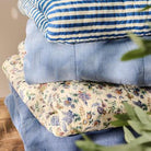 Purple And Brown Flowers Quilt - WowCornwall