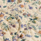 Purple And Brown Flowers Quilt - WowCornwall