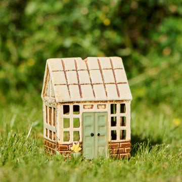 Ceramic House Tealight - Orangerie - WowCornwall