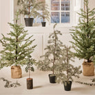Cedar Garland with Cones and Snow 180cm - WowCornwall