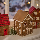 Gingerbread House with Arched Door Tealight Holder - WowCornwall