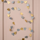 Indoor Mix Material Wire String Hearts 180cm - WowCornwall