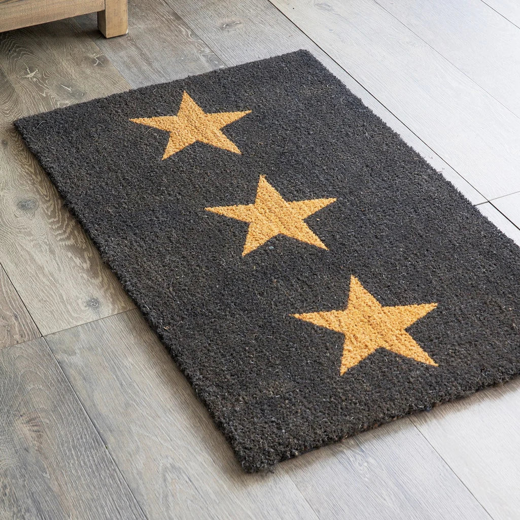 Triple Star Doormat, Small - WowCornwall