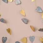Indoor Mix Material Wire String Hearts 180cm - WowCornwall