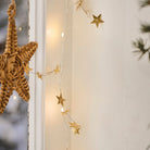 Indoor Wire String Lights with 20 Golden Stars - WowCornwall