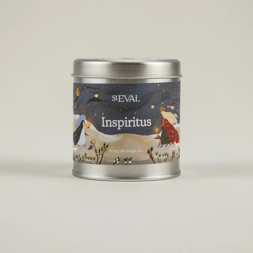 Inspiritus, Scented Christmas Tin Candle - WowCornwall