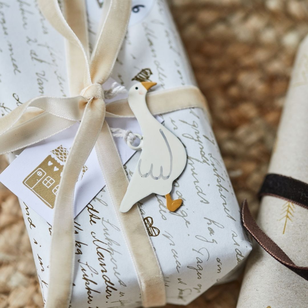 Hanging Goose Decorations x 4 - WowCornwall