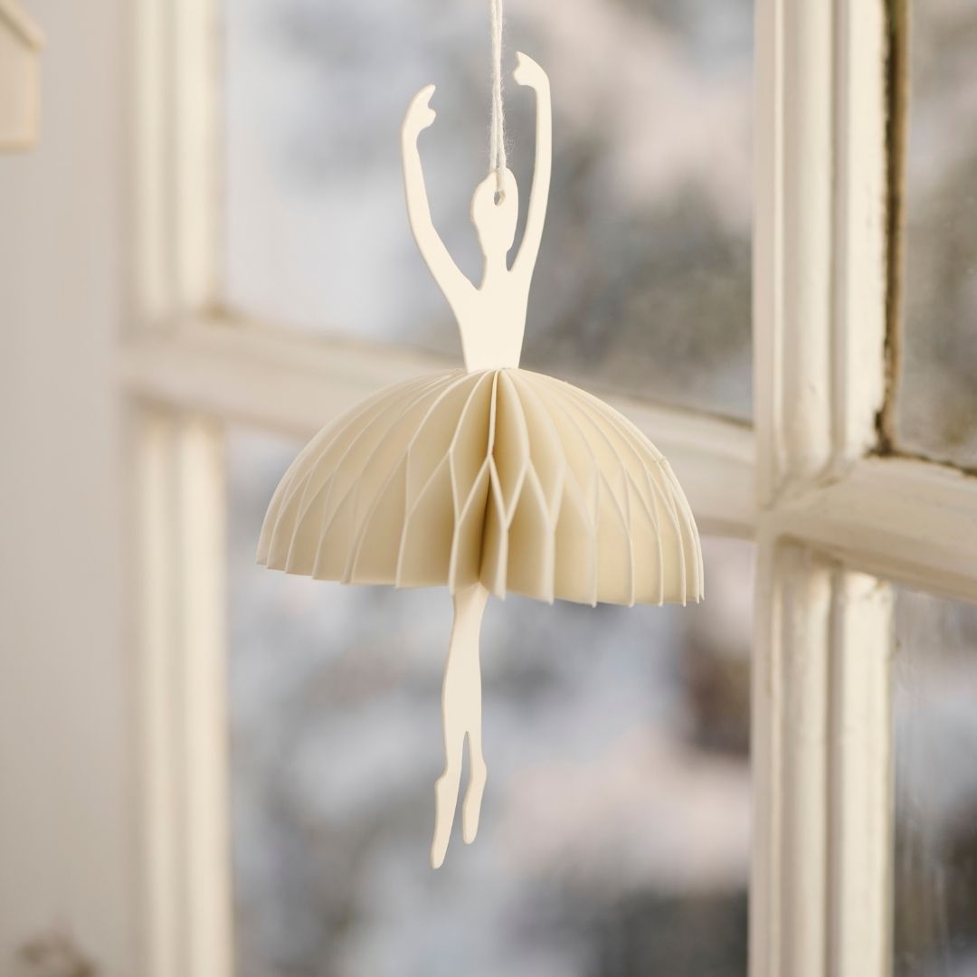Paper Cut Ballerina in Releve Position - WowCornwall