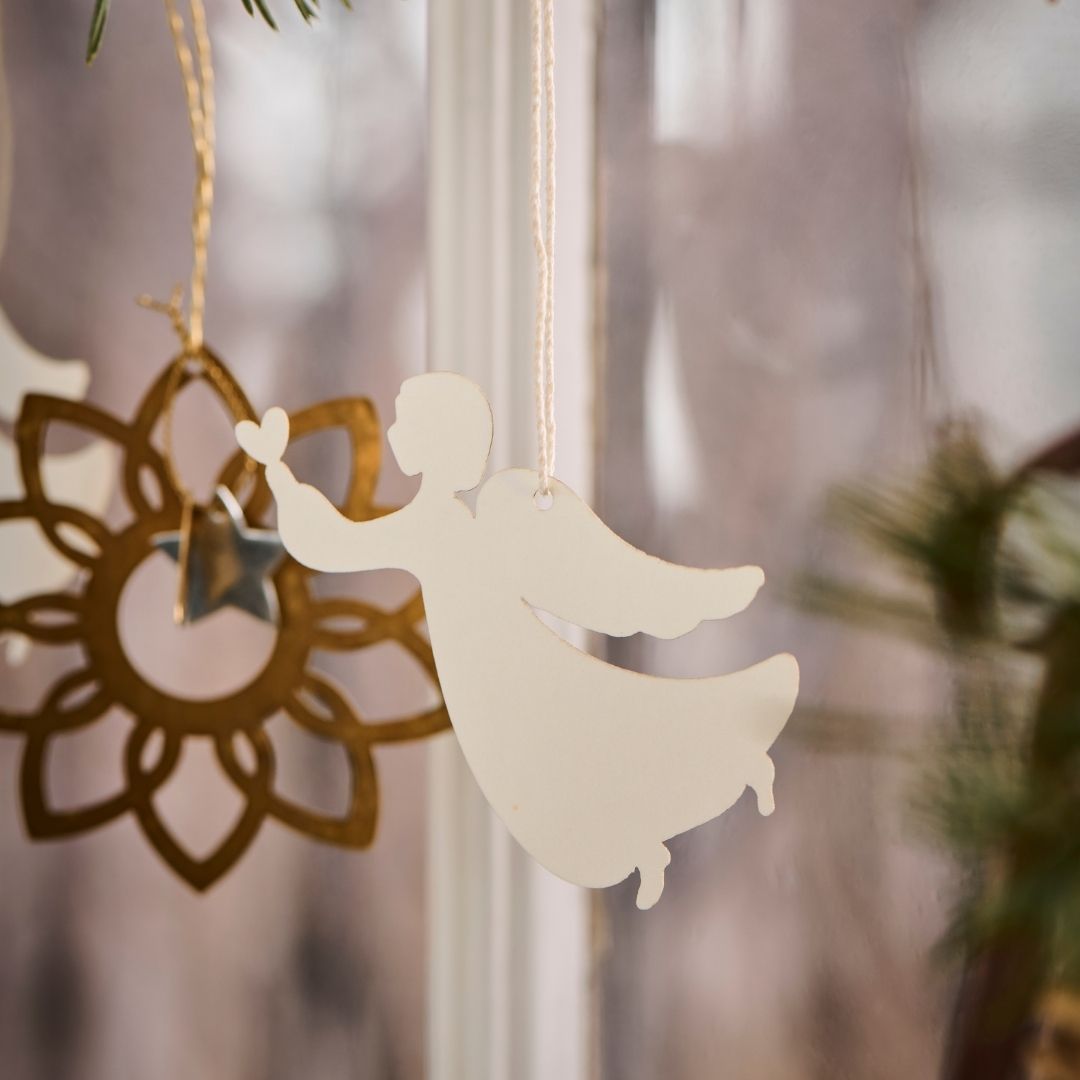 4 Assorted Paper Cut Angels - WowCornwall