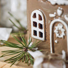 Gingerbread House with Wreath Tealight Holder - WowCornwall