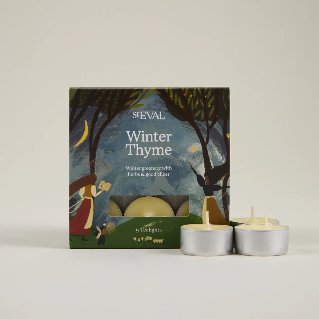 Winter Thyme, Scented Christmas Tealights - WowCornwall