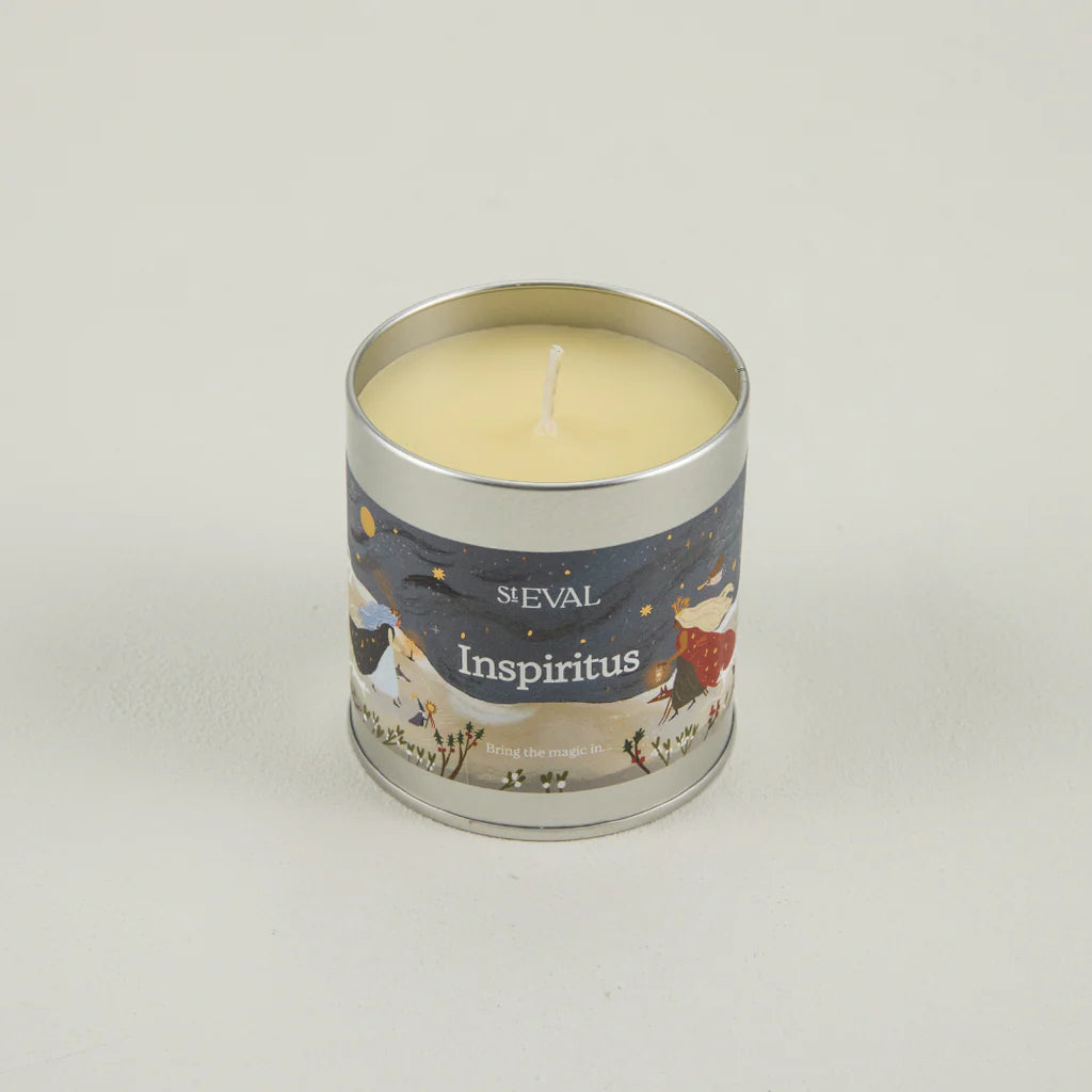 Inspiritus, Scented Christmas Tin Candle - WowCornwall