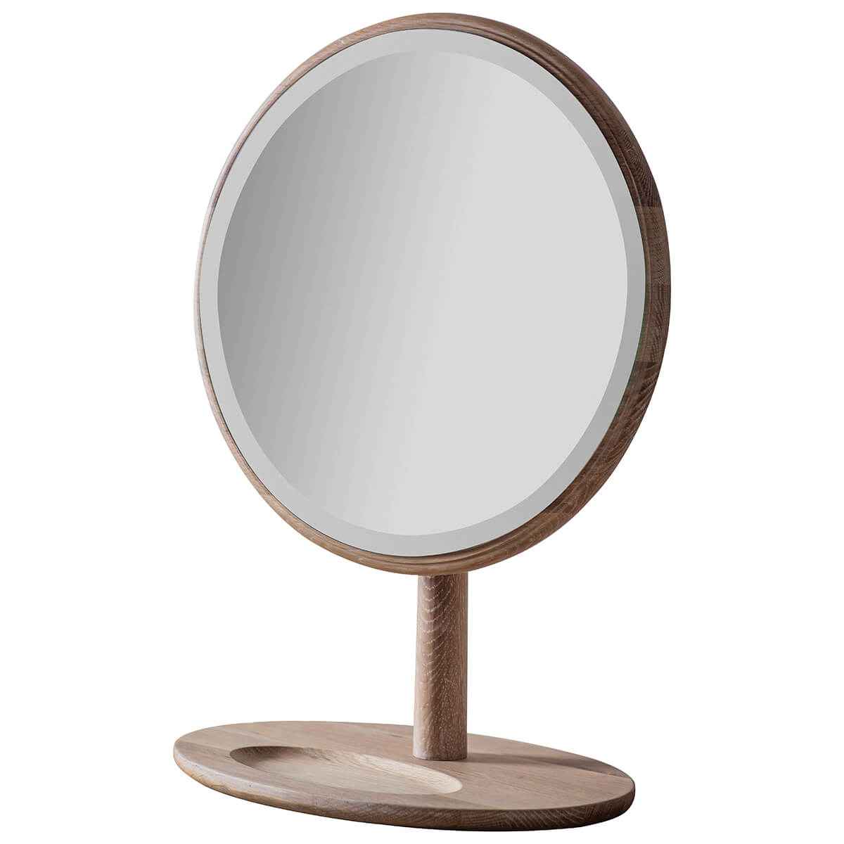 Winnard Dressing Mirror in Oak & Black