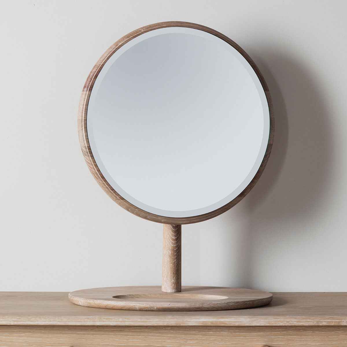 Winnard Dressing Mirror in Oak & Black