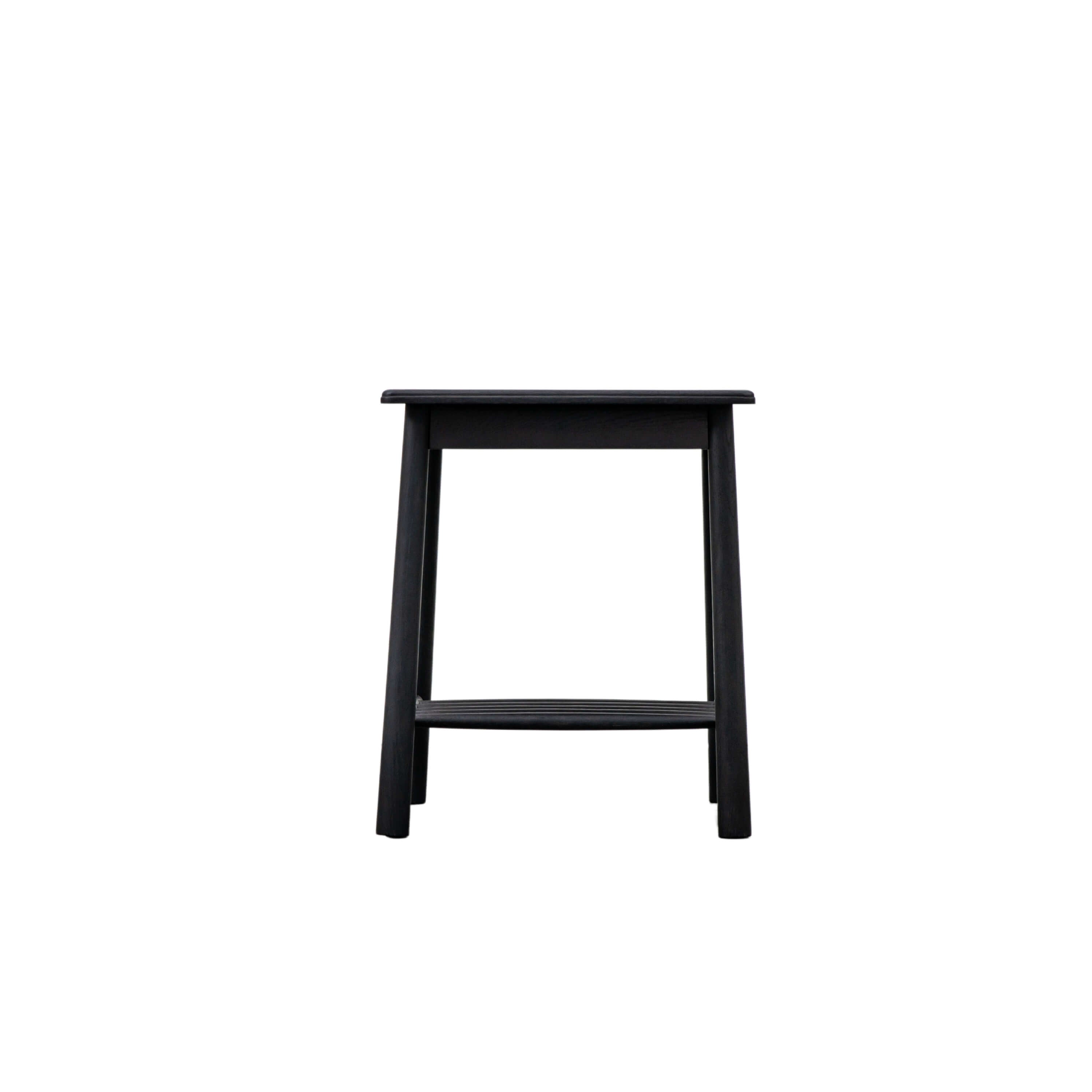 Winnard Side Table Black 500x500x600mm - WowCornwall