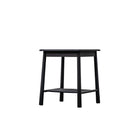 Winnard Side Table Black 500x500x600mm - WowCornwall