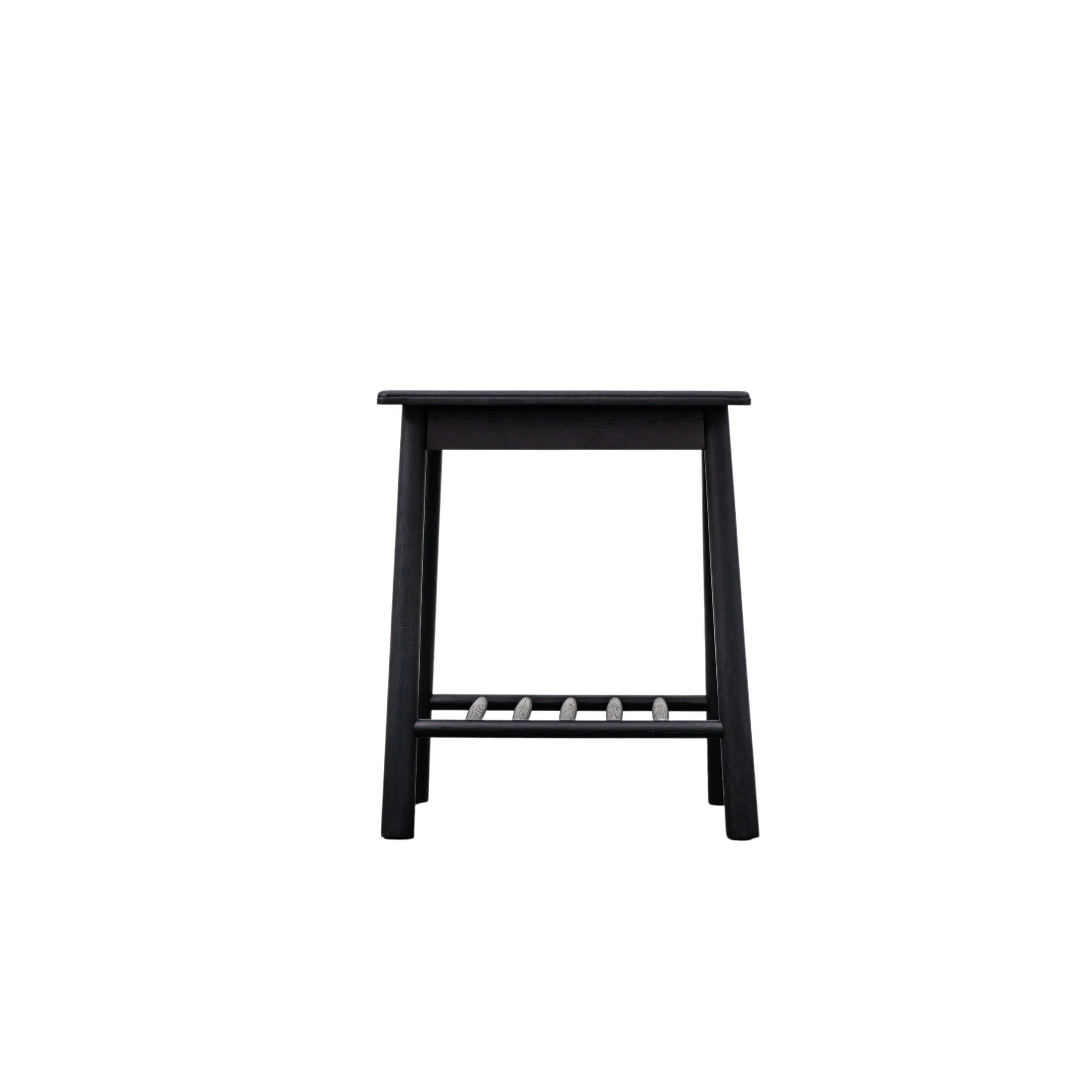 Winnard Side Table Black 500x500x600mm - WowCornwall