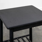 Winnard Side Table Black 500x500x600mm - WowCornwall