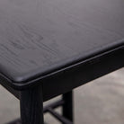 Winnard Side Table Black 500x500x600mm - WowCornwall