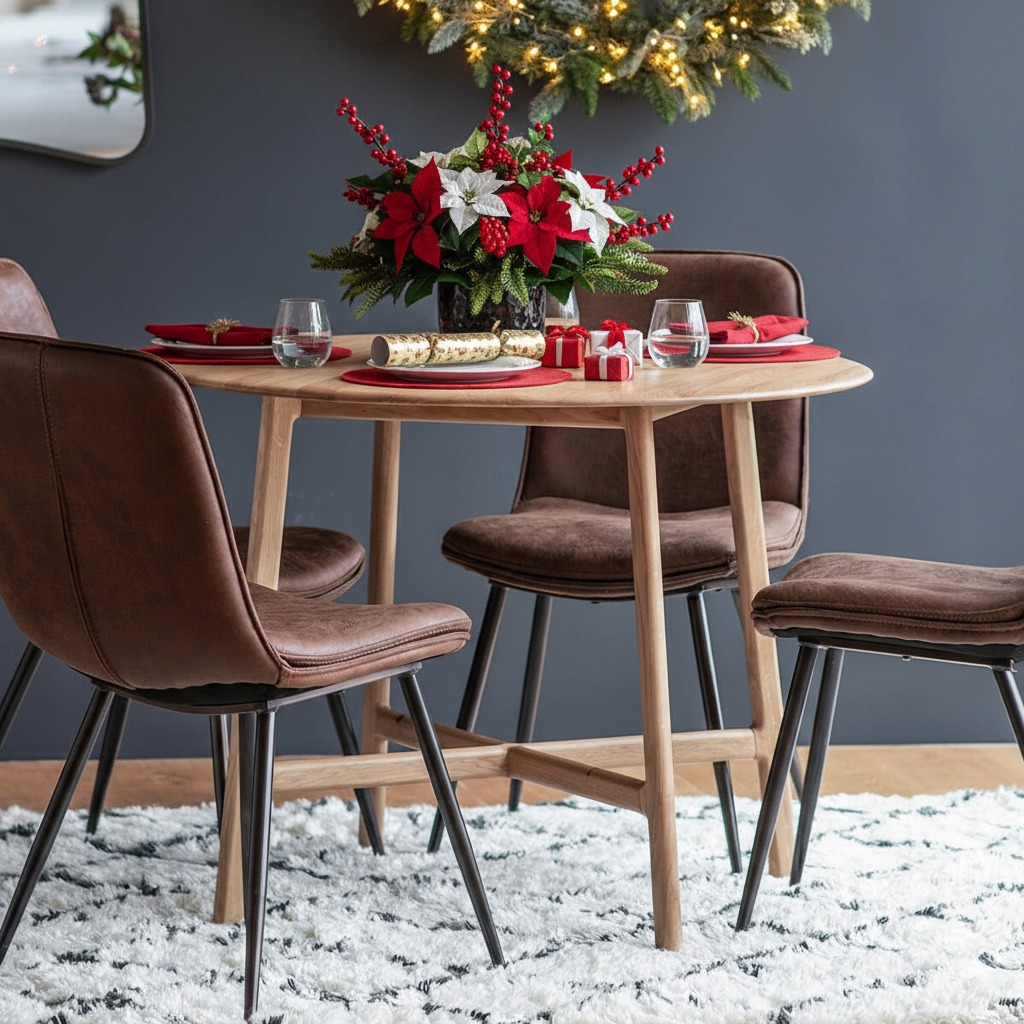 Mawes Round Dining Table 1000x1000x750mm