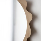 Shoreditch mirror taupe (w)600mm x (d)55mm x (h)600mm - WowCornwall