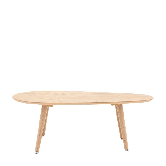 Hatfield Coffee Table Natural or Smoked 1000x500x350mm - WowCornwall