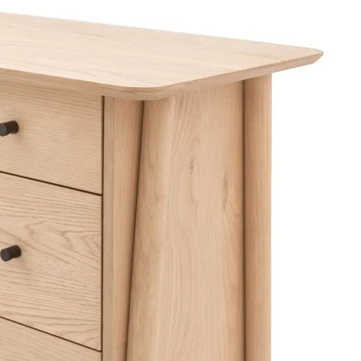 Hatfield 3 Drawer Chest Natural 1060x450x770mm - WowCornwall