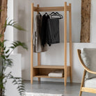 Hatfield Open Wardrobe Natural or Smoked 800x480x1700mm - WowCornwall