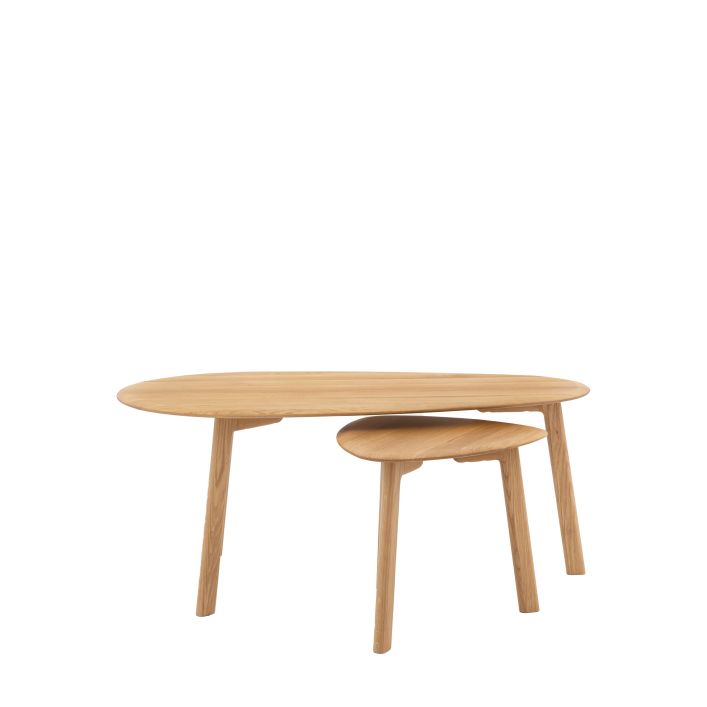 Mawes Coffee Table Nest 1100x600x450mm - WowCornwall