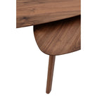 Mawes Coffee Table Nest Walnut 1100x600x450mm - WowCornwall
