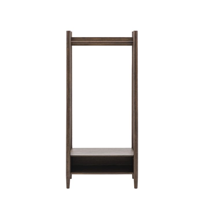 Hatfield Open Wardrobe Natural or Smoked 800x480x1700mm - WowCornwall