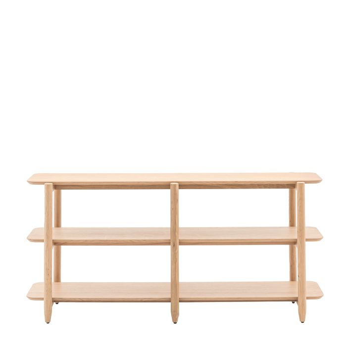 Hatfield Open Display Natural or Smoked 900x380x1570mm - WowCornwall