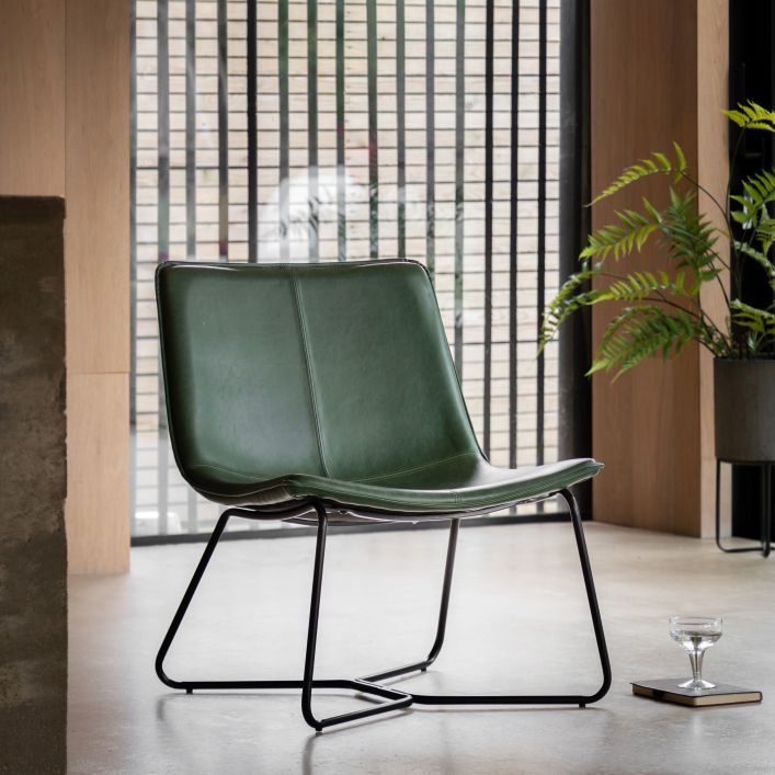 Hawking lounge chair green - WowCornwall