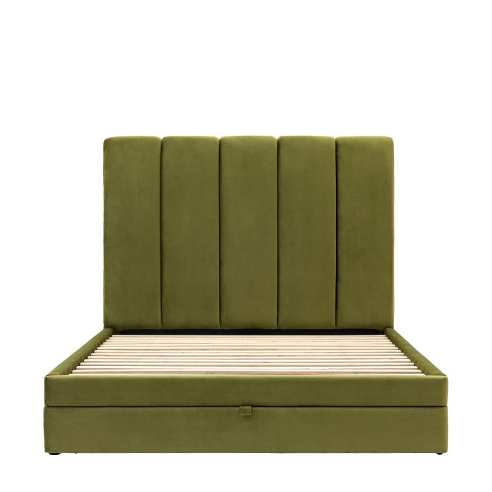 Denton 4'6 Bed Olive 1490x2090x1410mm - WowCornwall